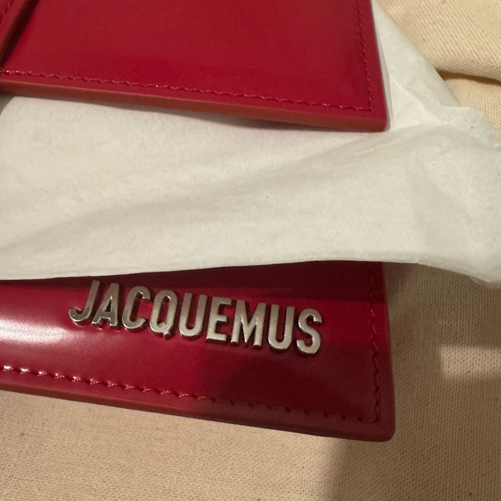 Jacquemus the large bambino red bag - Picture 6 of 10